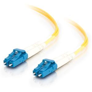 LC-LC 9/125 OS2 Duplex Single-Mode PVC Fiber Optic Cable - Yellow