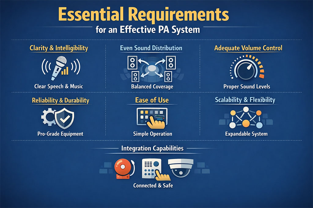 Essential Requirements for an Effective PA System
