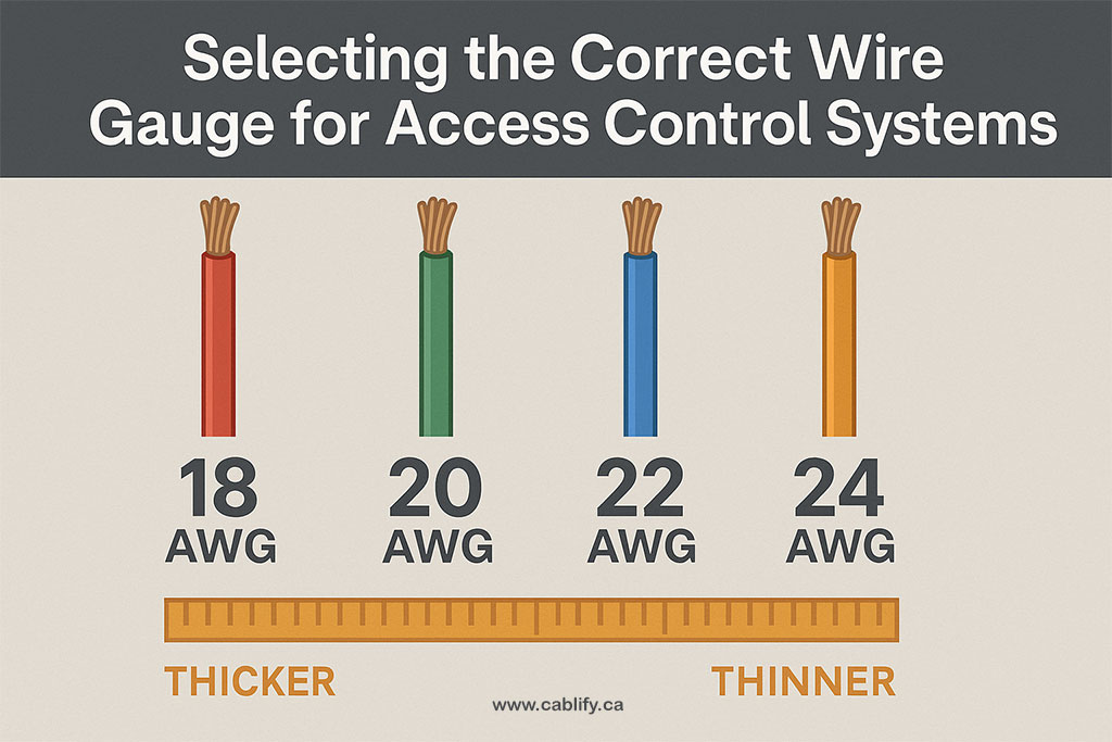 Selecting the Correct Wire Gauge for Access Control Systems
