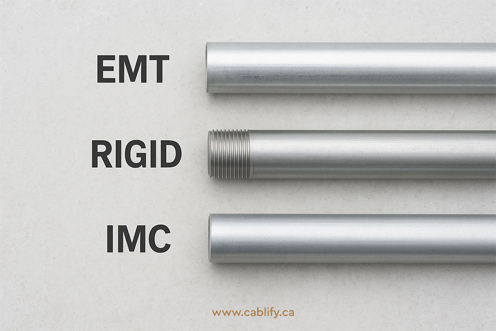 EMT vs Rigid vs IMC Conduit