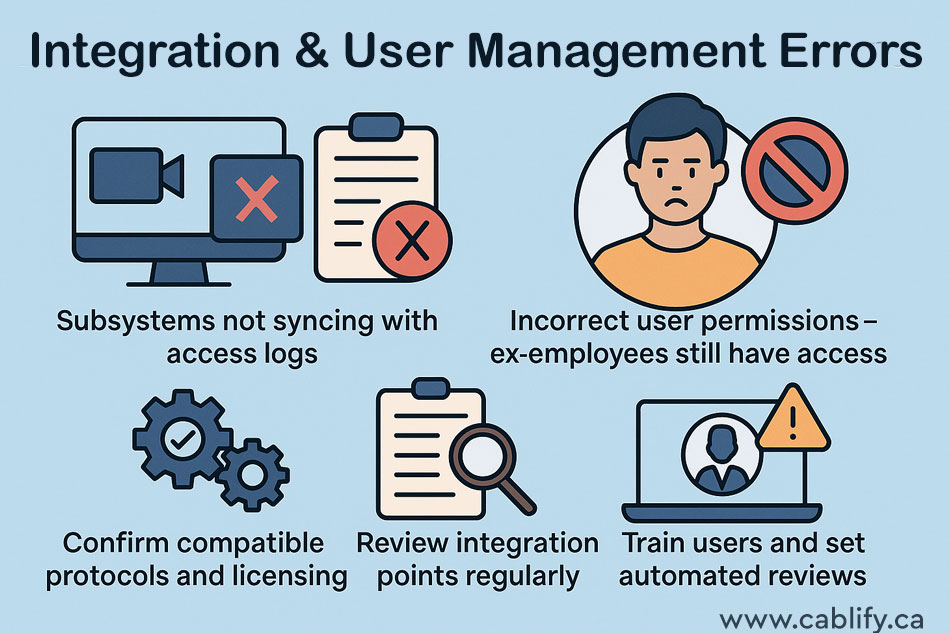 Integration & User Management Errors