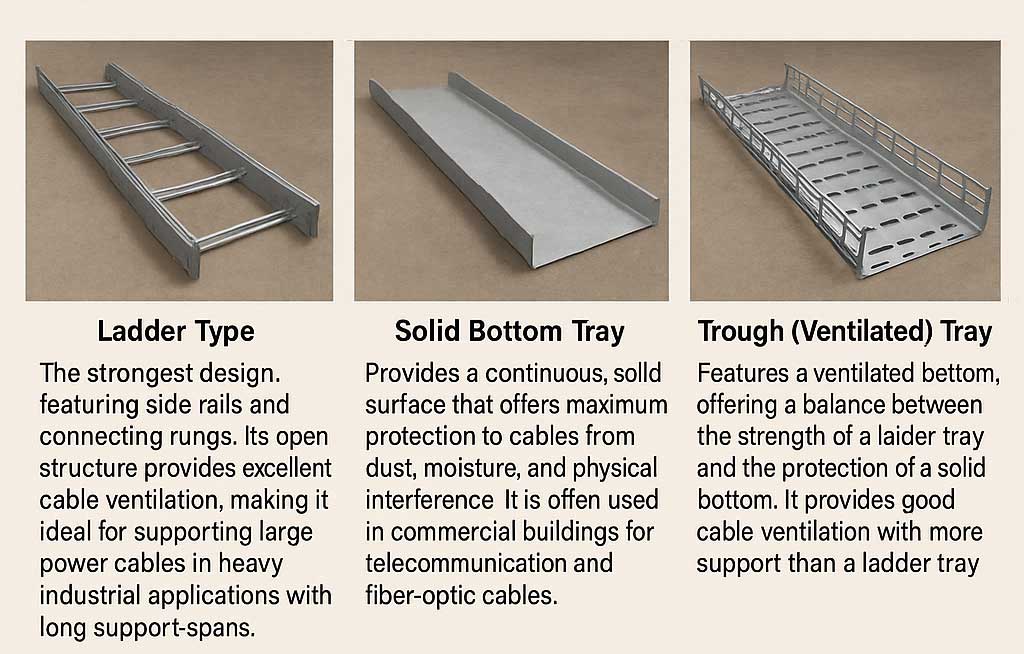 Types of Cable Trays