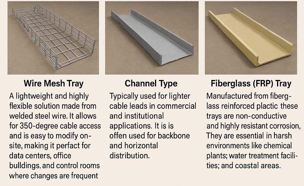 Types of Cable Trays