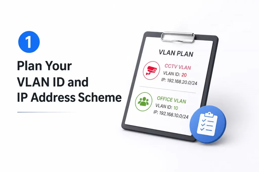 Plan Your VLAN ID and IP Address Scheme