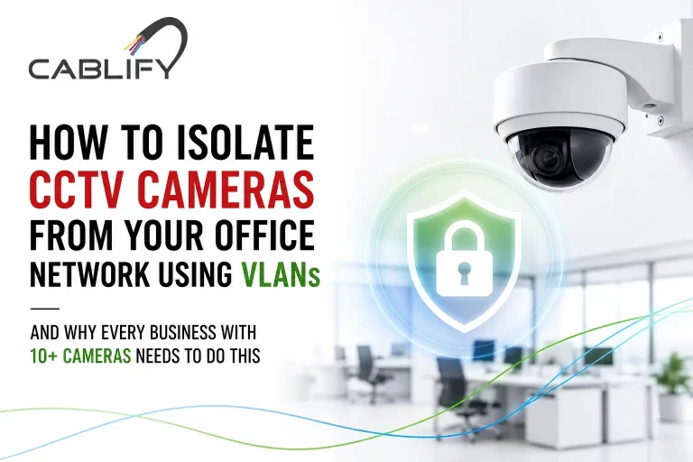 How to Isolate CCTV Cameras from Your Office Network Using VLANs