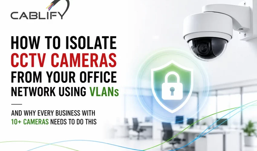How to Isolate CCTV Cameras from Your Office Network Using VLANs