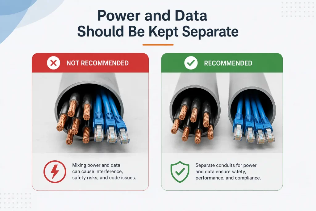 Power and Data Should Be Kept Separate
