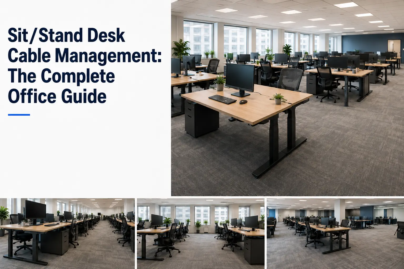 SitStand Desk Cable Management The Complete Office Guide