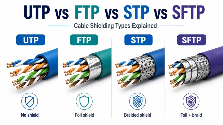 UTP vs FTP vs STP vs SFTP