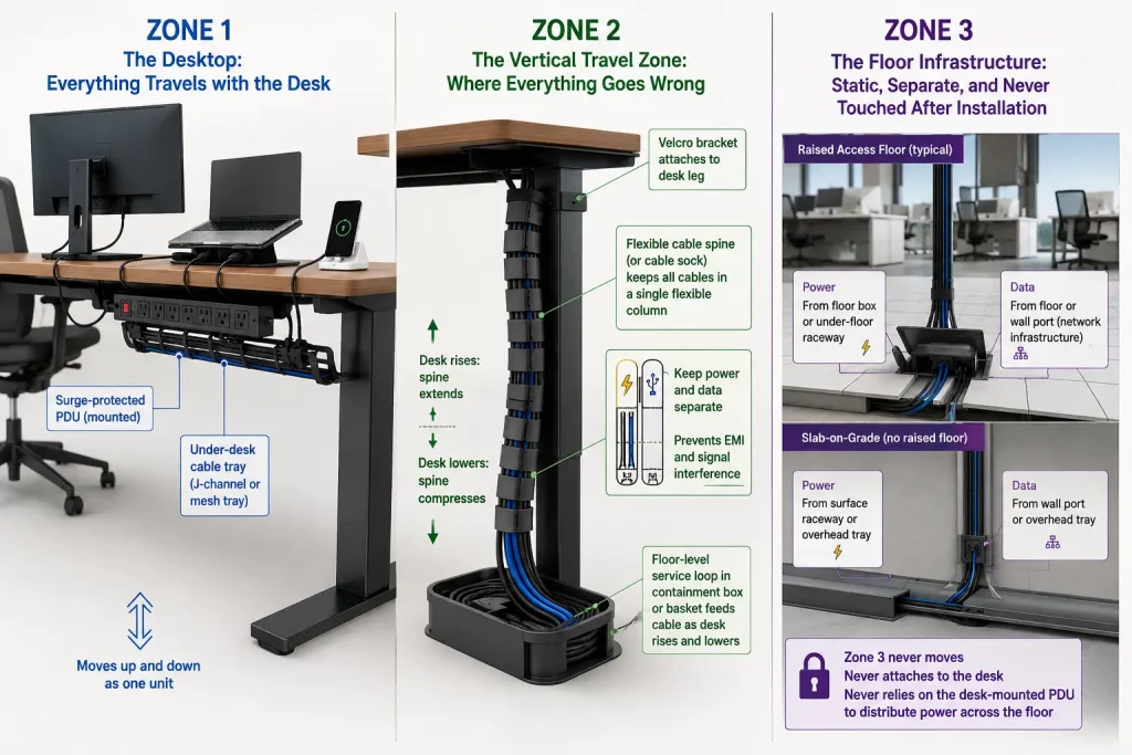 The Floor Infrastructure: Static, Separate, and Never Touched After Installation