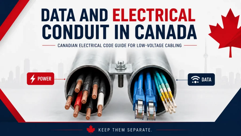 data and electrical conduit Canada