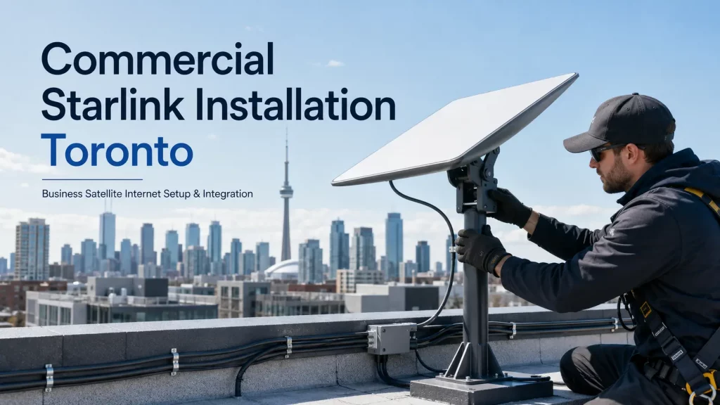 Commercial Starlink Installation Toronto