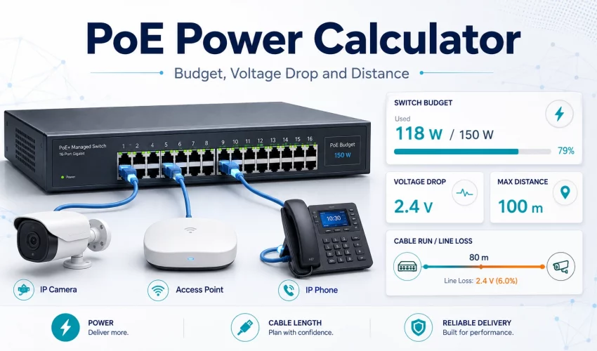 PoE power calculator