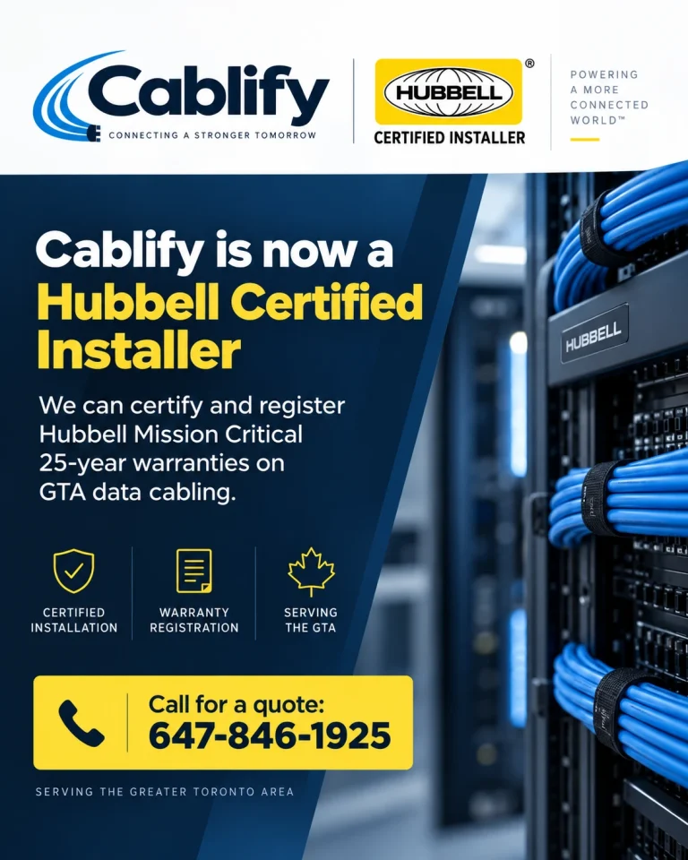 Hubbell certified installer Toronto